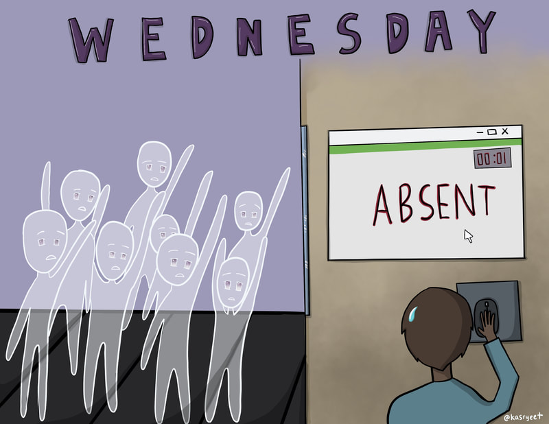 Cartoon: The Anxiety over Accidental Absences
